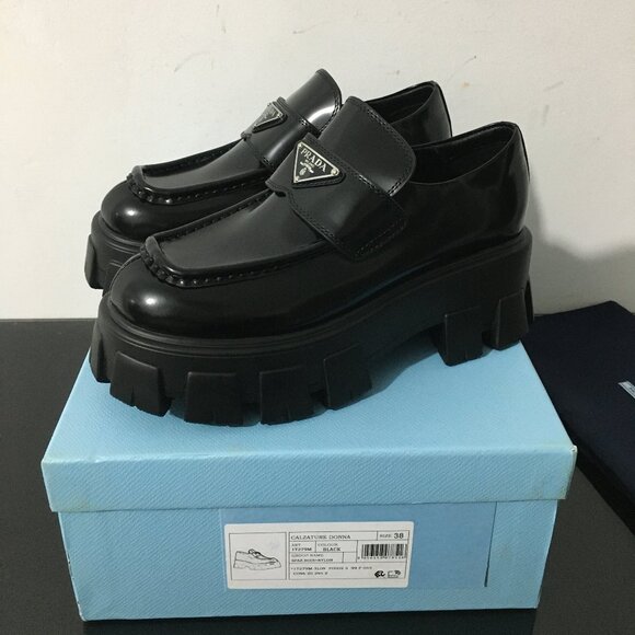 Prada Women's Black Loafers - Picture 1 of 5